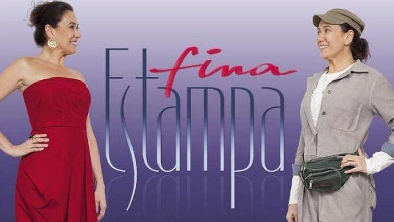 Постер бразильского сериала «Изысканная гравюра»