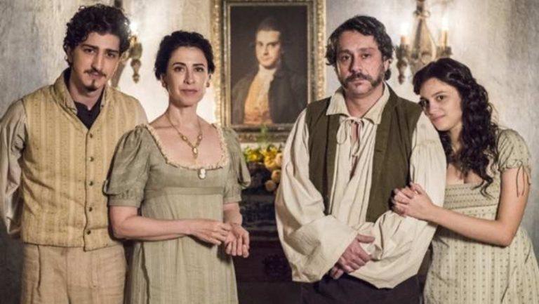 Постер бразильского сериала «Дети отечества»