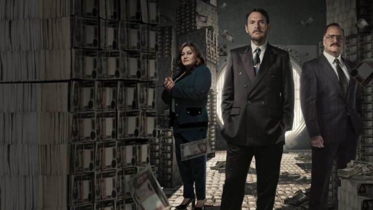 Постер колумбийского сериала «Ограбление века»